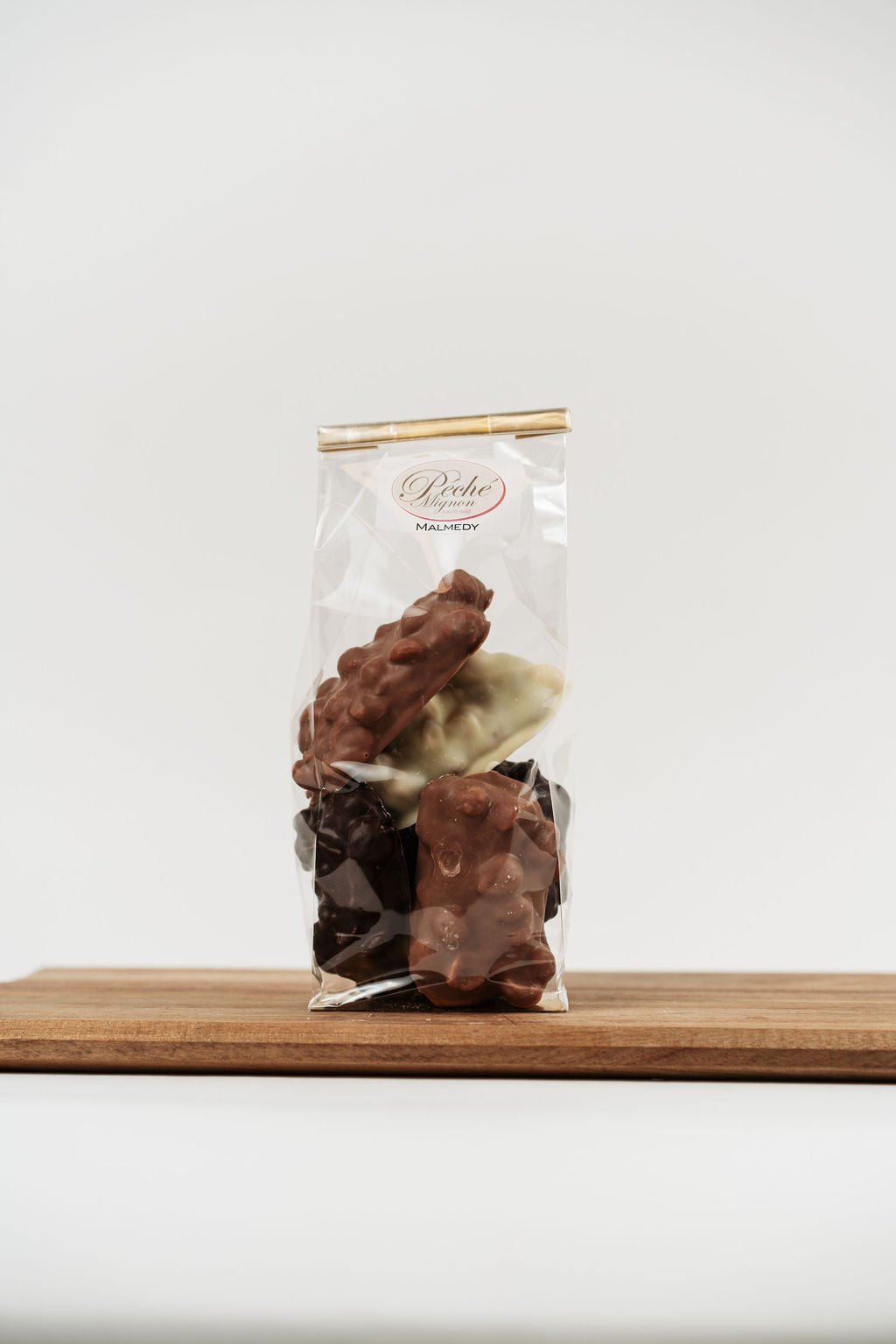 Assortiment de Weichprinten Enrobés de Chocolat et Noisettes Emballés