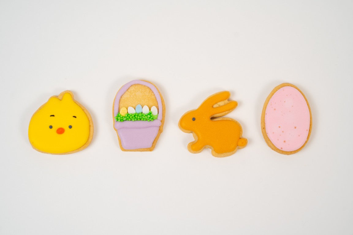 Assortiment de Biscuits Artisanaux de Pâques — Sablés Colorés
