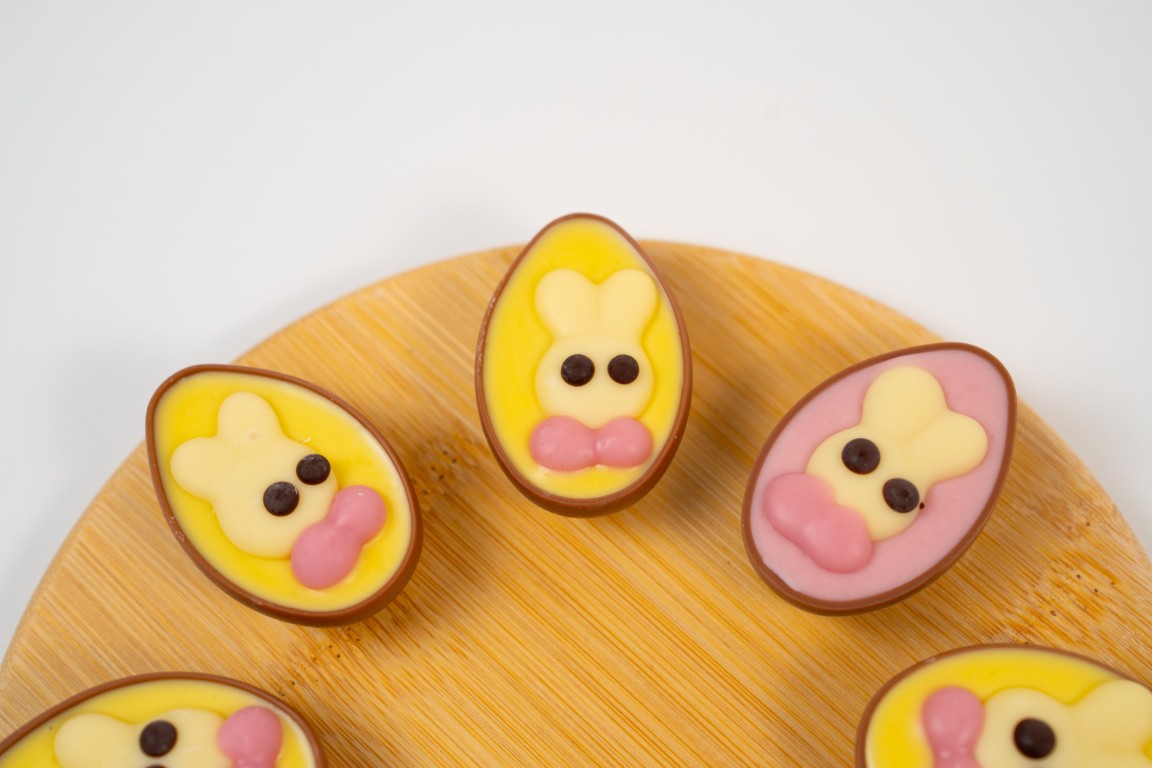Bunny Eggs — Chocolat au Lait & Praliné Noisettes
