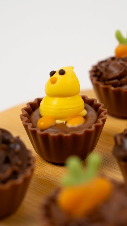 Chick Cupcake — Chocolat au Lait & Praliné Croustillant - Chocolat Artisanal