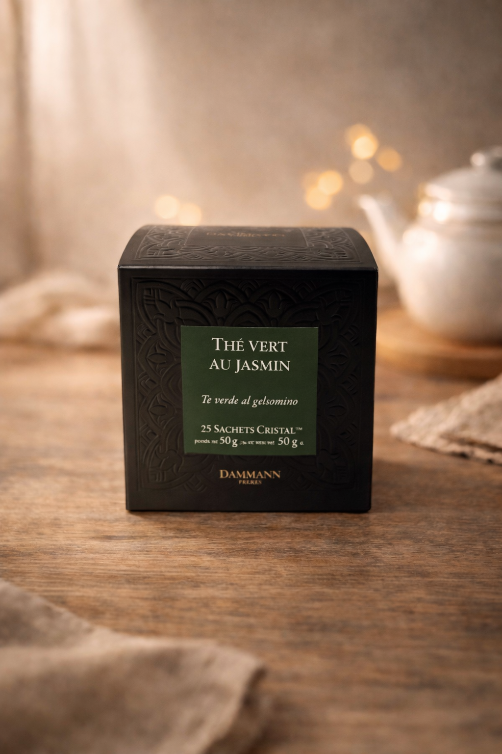 Thé Vert au Jasmin, 25 sachets Cristal®