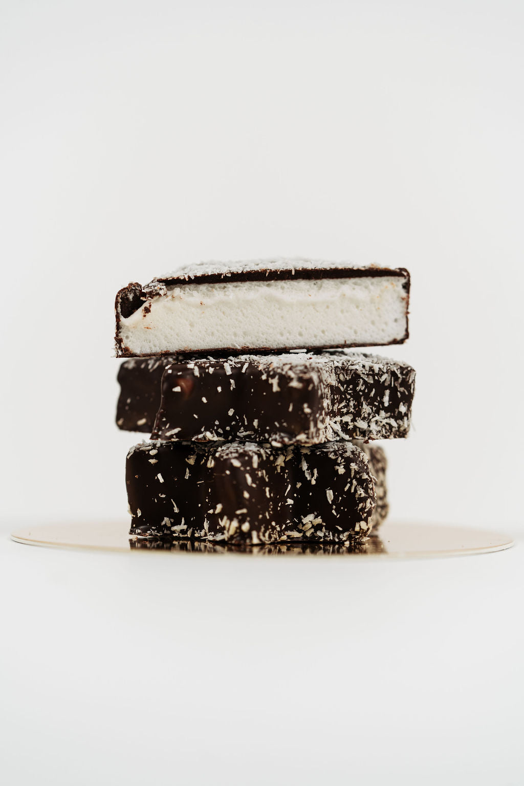 Lard enrobé de Chocolat Noir et Noix de Coco