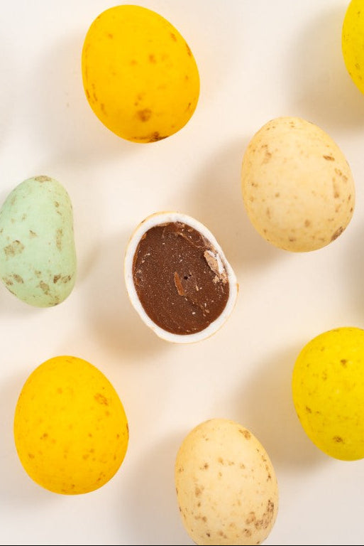 Mini Œufs de Pâques au Chocolat au Lait Enrobés de Sucre
