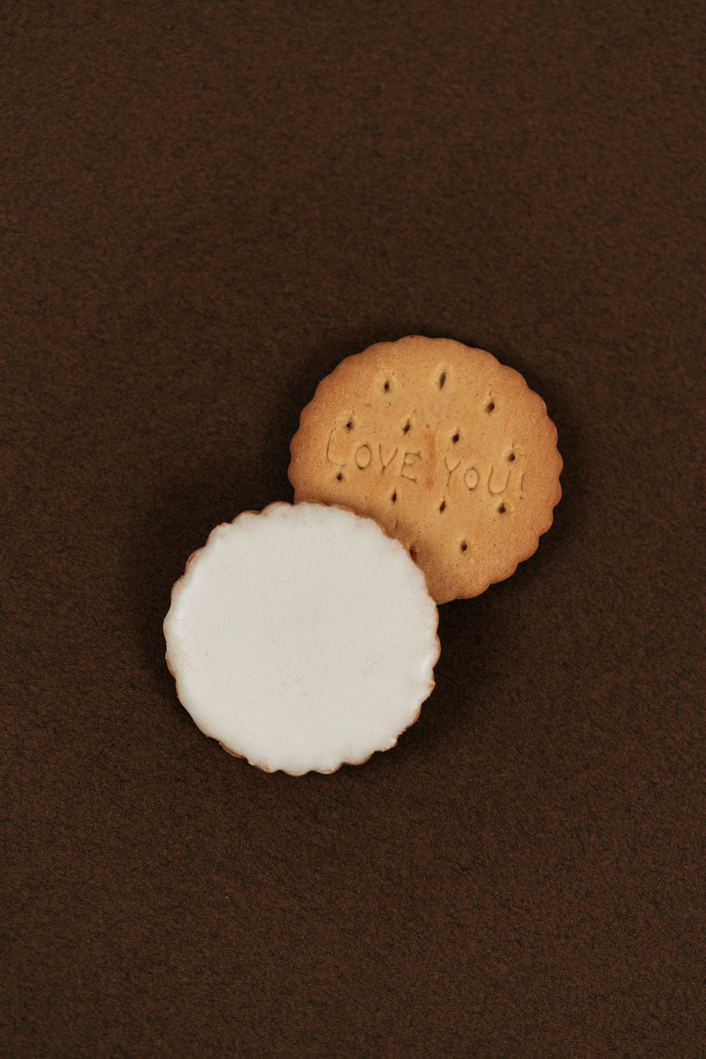 Biscuit sablé glacé blanc – détail produit Péché Mignon