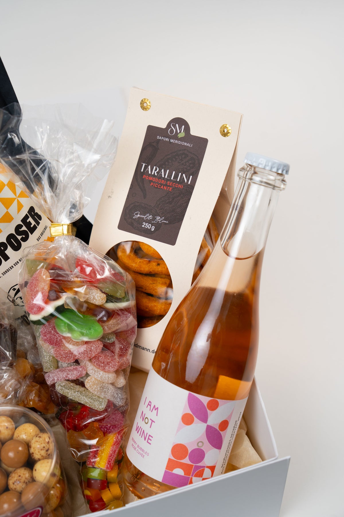 Coffret "Movie & Chill" Sparkling – Rosé Pétillant Sans Alcool & Snacks Gourmet
