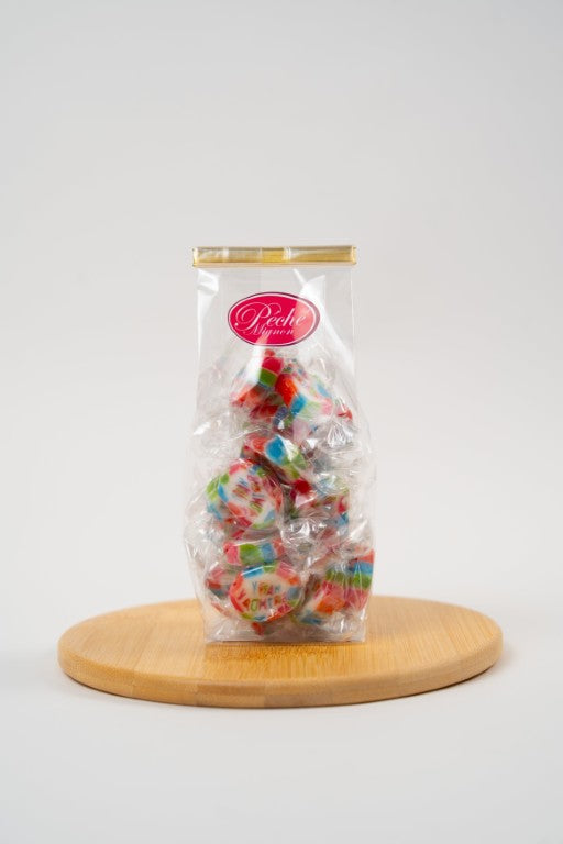 sachet plastique de mini bonbons Happy Birthday colorés pour anniversaire