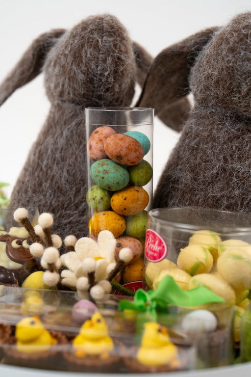 Paascadeauselectie 2026 van Péché Mignon met chocolade en verfijnde lekkernijen