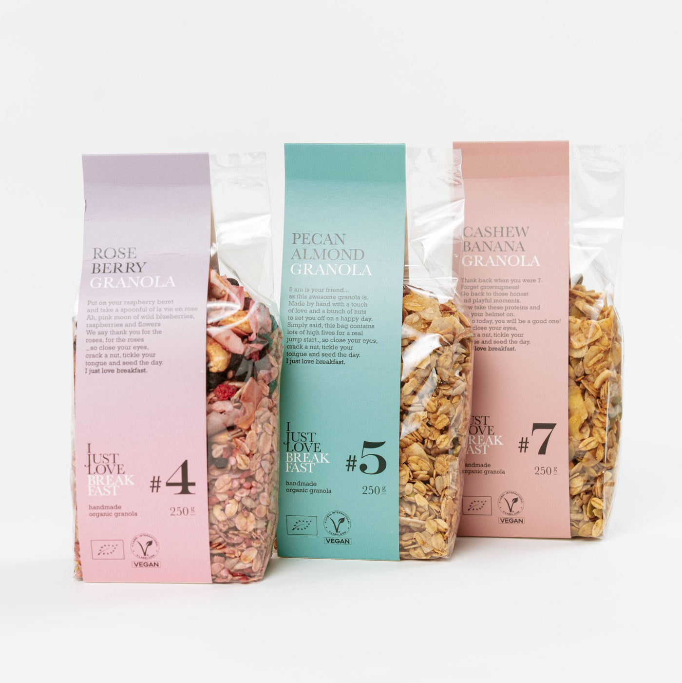 Collection de Granolas Vegan