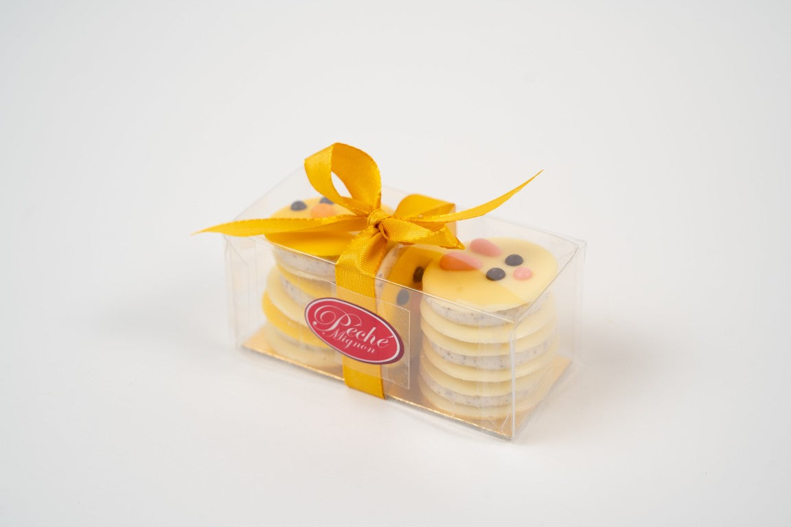 Macarons de Pâques Bunny & Chick — Crème de Stracciatella Boite