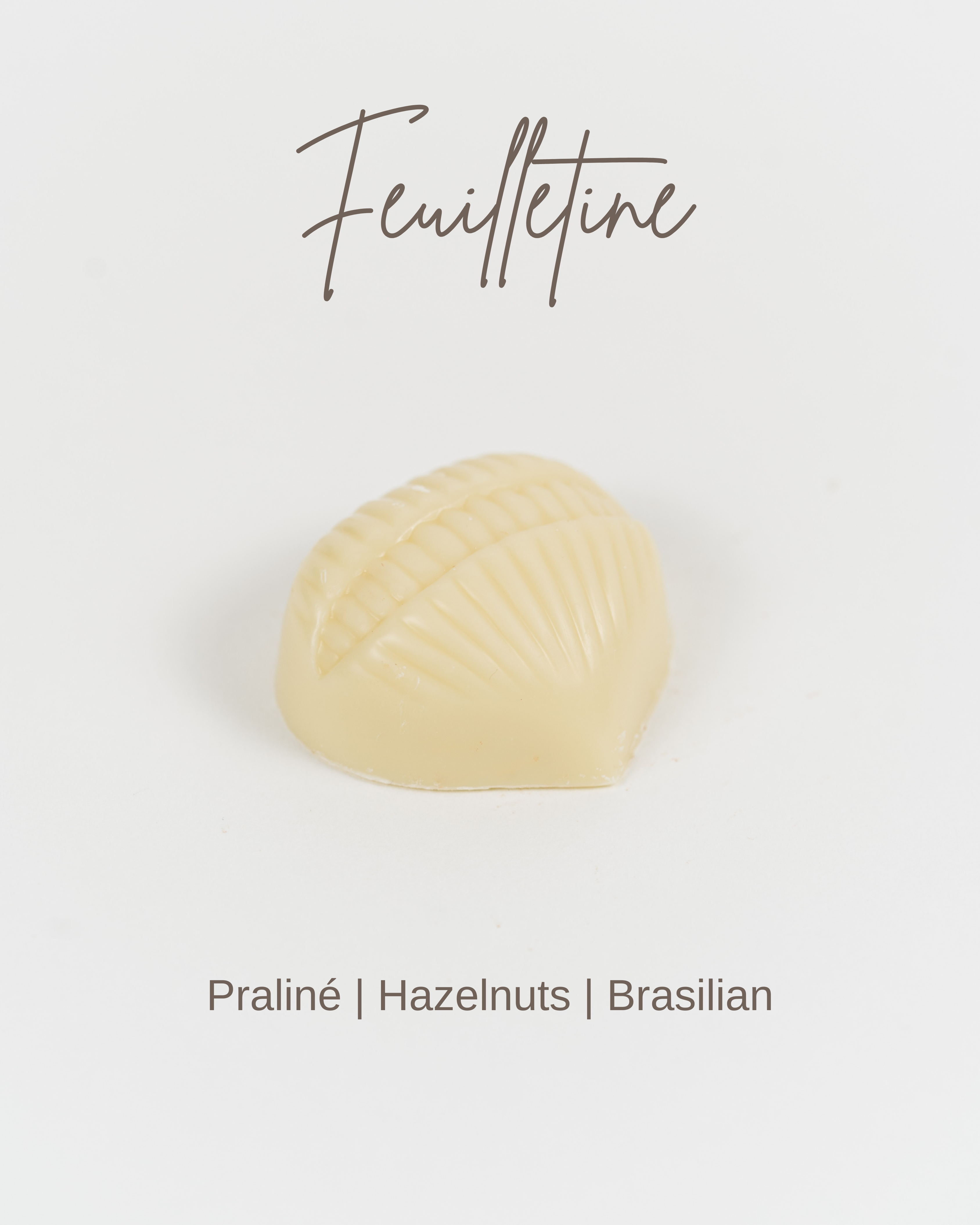 Praline Artisanale Belge Praline Hazelnuts Brasilian