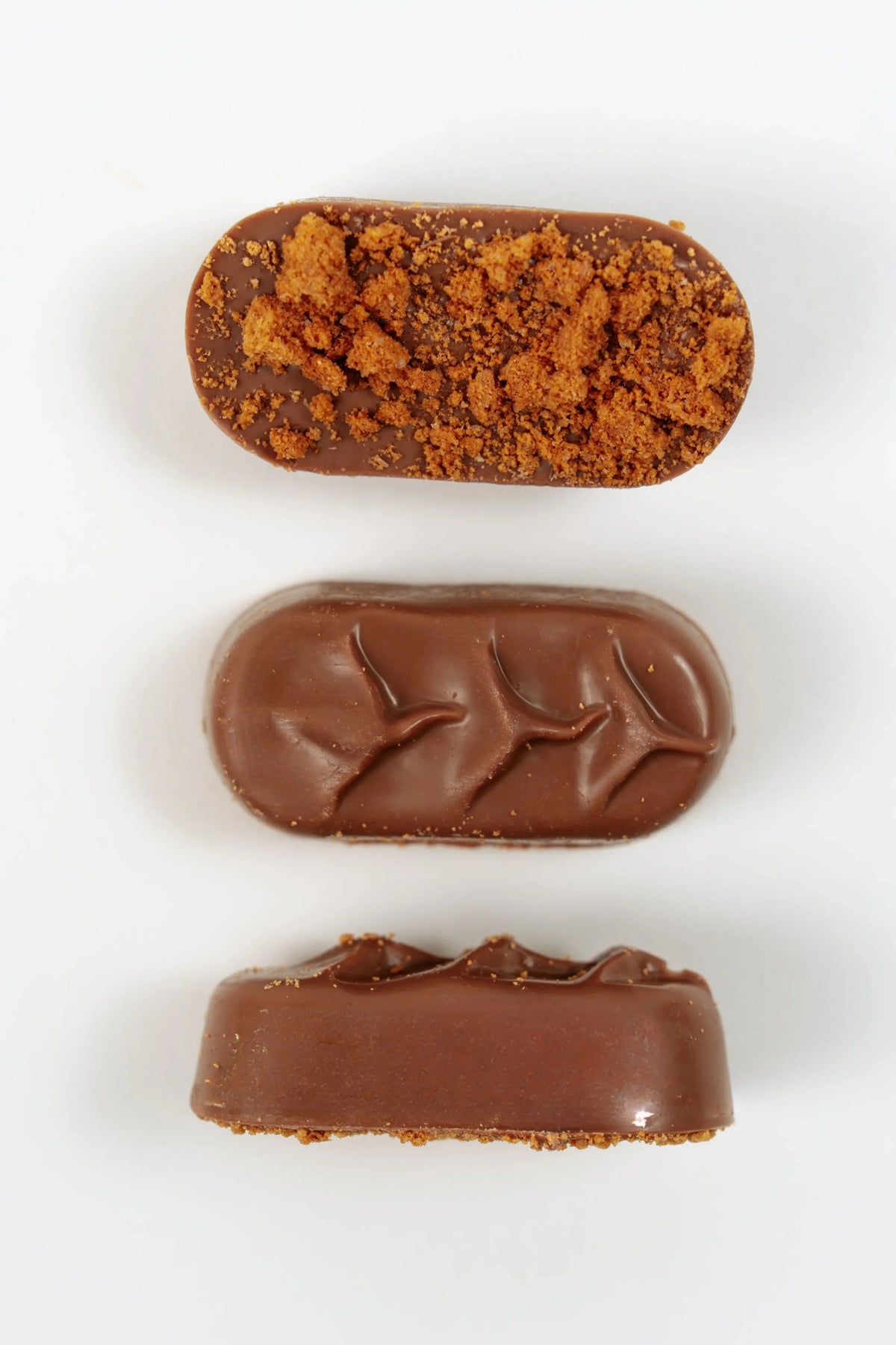 Pralina artigianale allo speculoos Péché Mignon con cioccolato belga al latte
