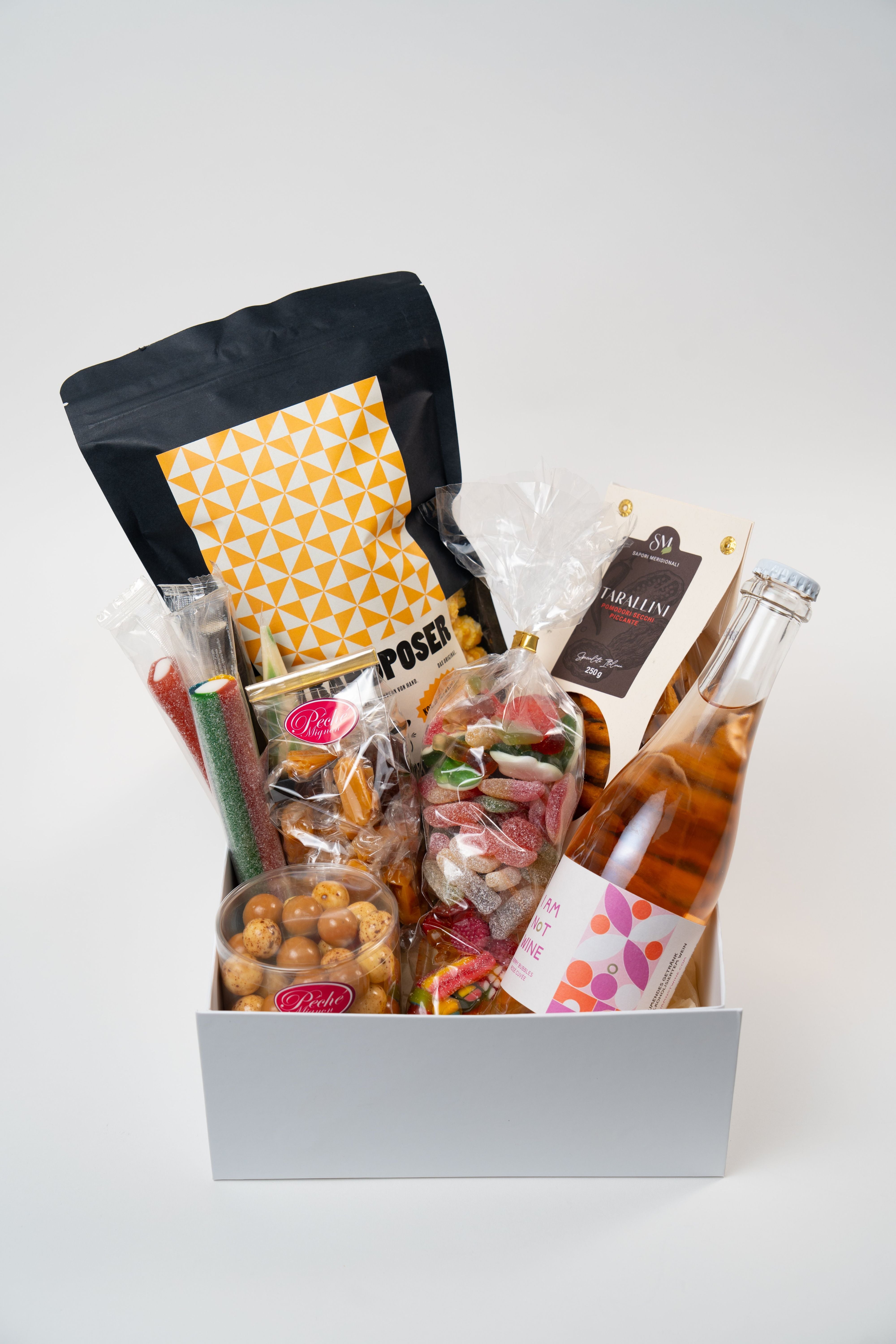 Coffret "Movie & Chill" Sparkling – Rosé Pétillant Sans Alcool & Snacks Gourmet