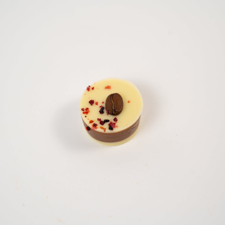 Nessi Kaffee-Pavé mit weißer Schokolade und Cranberry